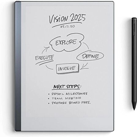 Remarkable 2 Digital Paper + Marker Plus Pen (Silgili) + Klavyeli Kılıf