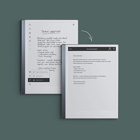 Remarkable 2 Digital Paper + Marker Plus Pen (Silgili) + Klavyeli Kılıf