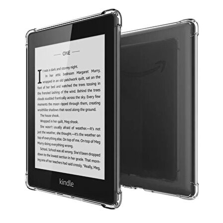 Amazon Kindle 6.8'' Paperwhite 5 E Kitap Okuyucu Şeffaf Silikon Kılıf