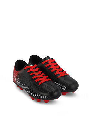 Slazenger SCORE I KRP Erkek Çocuk Futbol Ayakkabı Siyah / Kırmızı