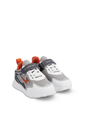 Slazenger KAORU IN Kız Çocuk Sneaker Ayakkabı Gri / Turuncu