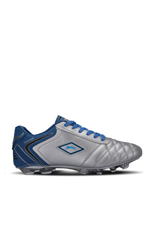 Slazenger HUGO KR Erkek Çocuk Futbol Ayakkabı Gri / Mavi