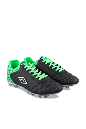 Slazenger HUGO KR Erkek Çocuk Futbol Ayakkabı Siyah / Yeşil
