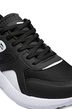 Slazenger ZAVIA IN Erkek Sneaker Ayakkabı Siyah / Beyaz