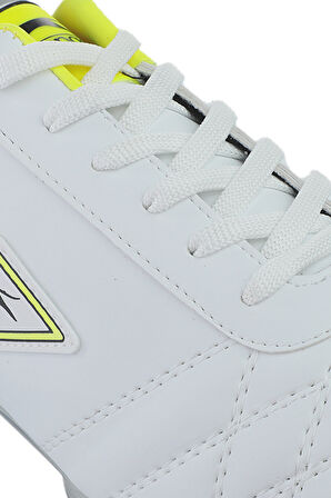 Slazenger HUGO KR Erkek Çocuk Futbol Ayakkabı Beyaz / Sarı