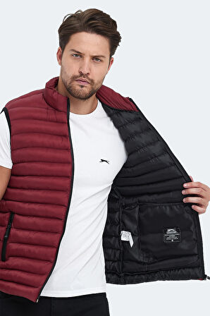 Slazenger HERA IN Erkek Yelek Bordo