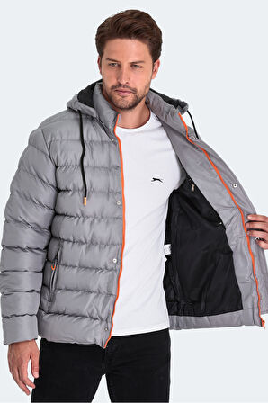 Slazenger SALINE Erkek Mont &amp; Kaban Gri