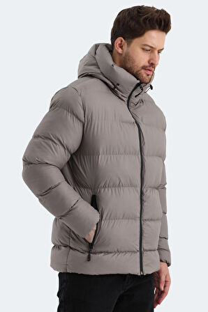 Slazenger HANK Erkek Mont &amp; Kaban Taş Gri