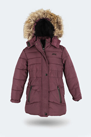 Slazenger CANDY NEW Kız Çocuk Mont &amp; Kaban Mor