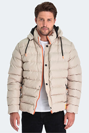 Slazenger SALINE Erkek Mont &amp; Kaban Taş Gri