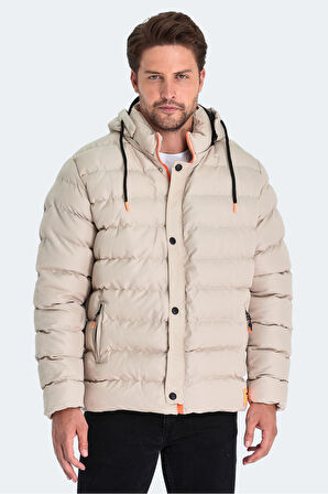 Slazenger SALINE Erkek Mont &amp; Kaban Taş Gri