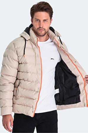 Slazenger SALINE Erkek Mont &amp; Kaban Taş Gri