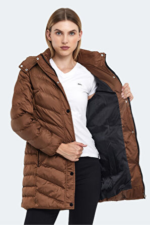 Slazenger GWEN Kadın Mont &amp; Kaban Taba