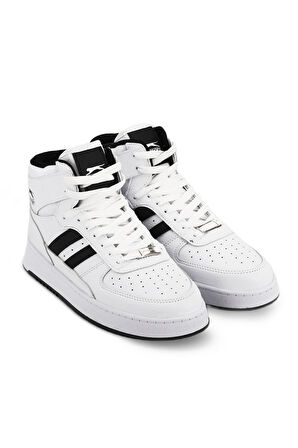 Slazenger DAPHNE HIGH Kadın Sneaker Ayakkabı Beyaz / Siyah
