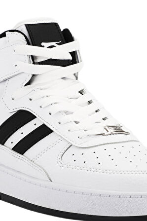 Slazenger DAPHNE HIGH Kadın Sneaker Ayakkabı Beyaz / Siyah