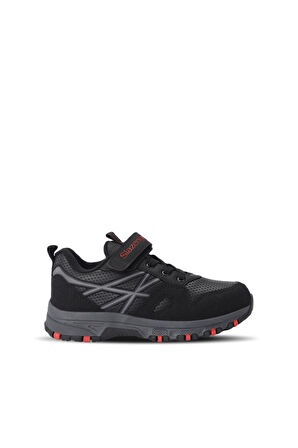Slazenger NALA Erkek Çocuk Sneaker Ayakkabı Siyah / Kırmızı
