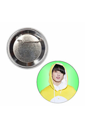 10 Adet BTS Jungkook Rozet Seti