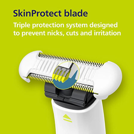 Philips Norelco OneBlade Unisex Samimi Kasık ve Kişisel Vücut Bakım ve Düzeltici, QP1924/70