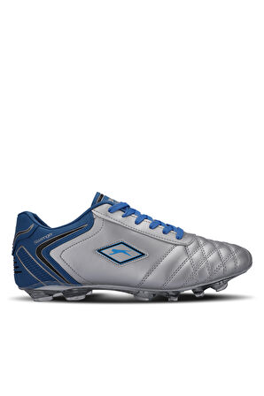 Slazenger HUGO KR Erkek Futbol Ayakkabı Gri / Mavi