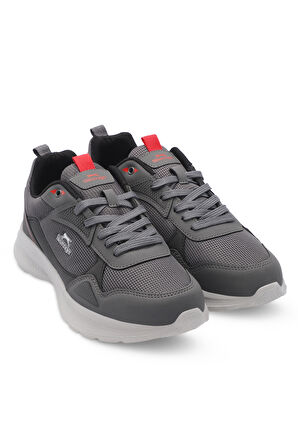 Slazenger GAIN GA Erkek Sneaker Ayakkabı Koyu Gri / Siyah