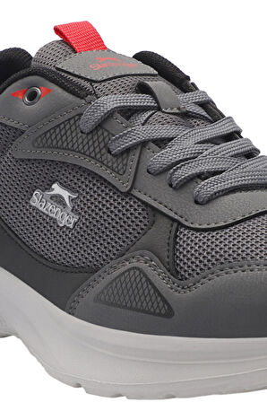 Slazenger GAIN GA Erkek Sneaker Ayakkabı Koyu Gri / Siyah