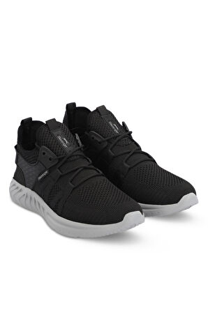 Slazenger GABRIEL IN Erkek Sneaker Ayakkabı Siyah / Koyu Gri