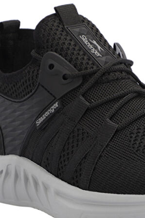 Slazenger GABRIEL IN Erkek Sneaker Ayakkabı Siyah / Koyu Gri