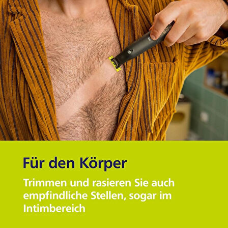 Philips OneBlade Pro 360 Face & Body – Elektrikli sakal kesici, tıraş makinesi ve vücut tıraş makinesi, 2 x 360 bıçak, 1 x 20 uzunluk ayarlı tarak, 1 x vücut kiti, 1 x şarj istasyonu, 1 x seyahat