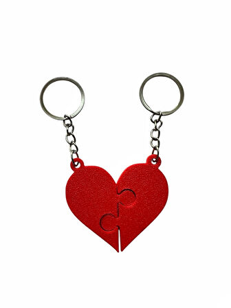 Kalp Anahtarlık Sevgili Puzzle Şeklinde Anahtarlık/Kalp Puzzle Anahtarlık