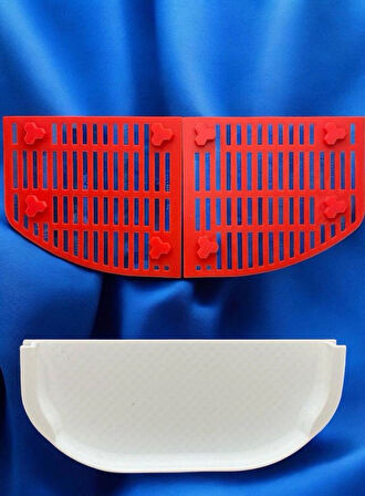 Pura Max, Pura Max 2 İle Uyumlu Kum Çıkışı Önleyici Kapı Aparatı ve Elek (Yükseklik: 8,8 cm)