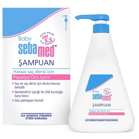 Sebamed Baby pH 5.5 Göz Yakmayan Formül Nemlendirici Etkili Papatya Özütlü Bebek Şampuanı 750 ml