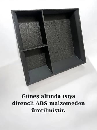 Tesla Model Y Juniper Orta Konsol Düzenleyici ve Arka Havalandırma Koruma Kapakları – 4'lü Araç İçi Organizer Set