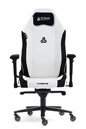 Titanseat Throne Leather White Oyuncu Koltuğu
