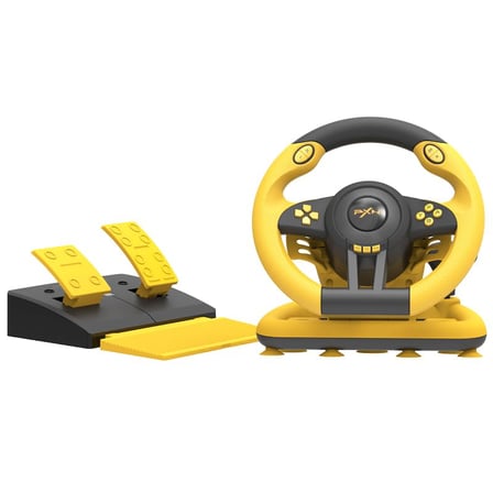 Coverzone Oyun Yarış Direksiyon PXN V3 Pro 180° Yarış Yarış Direksiyonu, Evrensel USB Bağlantı Nokta