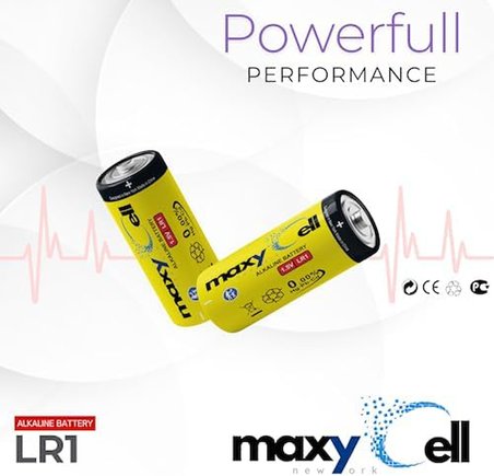 Maxycell 5 Adet  LR1  Piller 1.5V  MN9100, 910A, LR1, E90