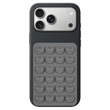 Coverzone Dikdörtgen Vantuzlu Yapışkan Telefon Tutucu Taşınabilir Silikon Yumuşak Telefon Standı Gen