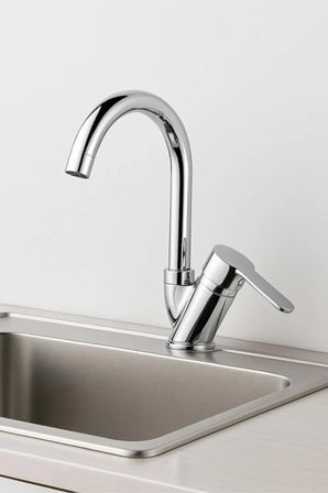 Lavabo Bataryası, Gümüş, Çift Su Girişli, 5 Yıl Garantili