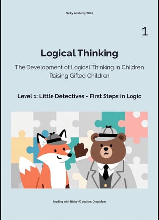 LOgical Thinking 1: Little Detectives - First Steps in Logic.