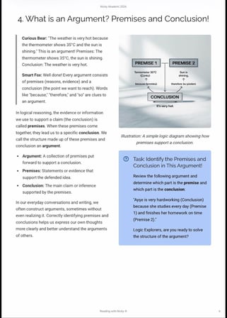 Logical Thinking 3: Logic Knights - Arguments and Evidence.