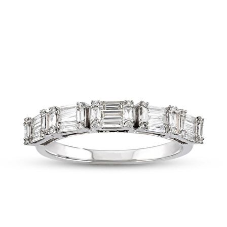 0.39 Ct Baget Pırlanta Yüzük B1