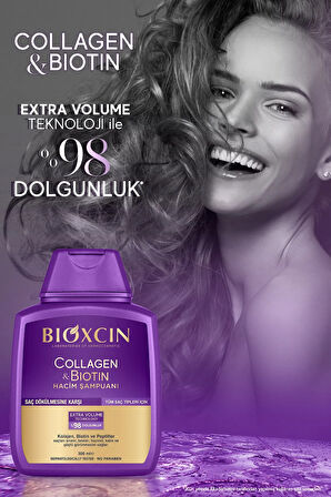 Collagen & Biotin Hacim Şampuanı 300ml + Biotin 5000 Mcg 60 Tablet