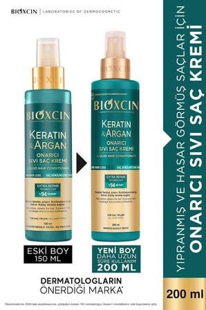 Keratin Argan Şampuan + Sıvı Saç Kremi + Saç Bakım Kremi + Saç Bakım Yağı Seti