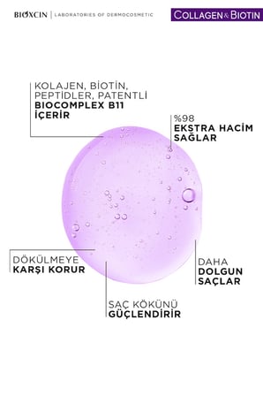 Collagen & Biotin Hacim Şampuanı + Hacim Verici Saç Bakım Kremi