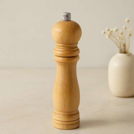 ahşap tuz ve baharat öğütücü 4.5 x 19.5 cm