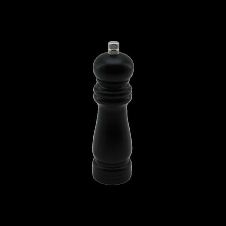 Küçük Siyah Ahşap Tuz ve Baharat Öğütücü (Çap 4.5 cm, 15.5 cm)