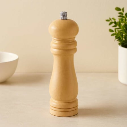 Ahşap Tuz ve Baharat Öğütücü 15 cm (Çap 4.5 cm)
