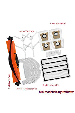 Xiaomi X10 model B102GL uyumlu yedek parça seti