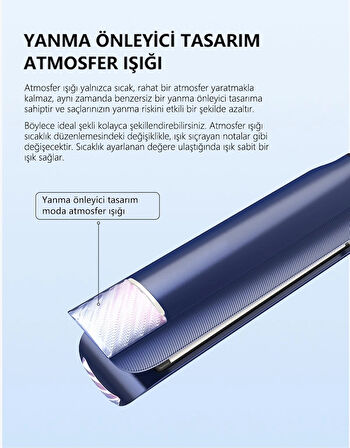 Lydsto Beauty Steam Flow Buharlı Saç Düzleştirici ve Şekillendirici (DarkSlateBlue)