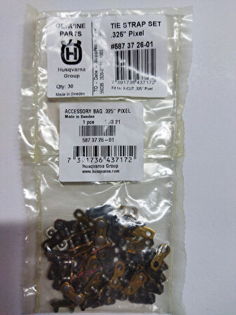 MOTORLU TESTERE ZİNCİR PERÇİNİ (ZİNCİR EKİ) HUSQVARNA 3/25 1,3MM (PAKET 26 ADET) ORJİNAL
