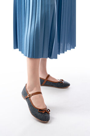 6321 Laci Keten Günlük Baret Tokalı Kadın Babet